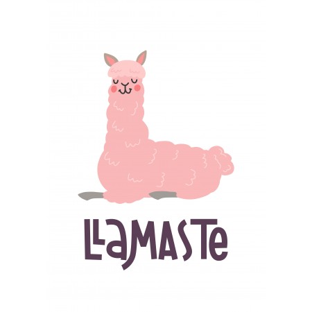 Art Poster Print - Llama